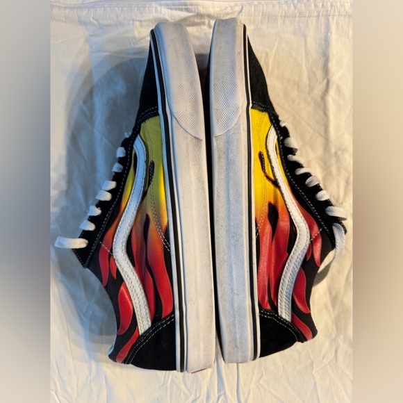 VANS OLD SKOOL FLAME Sneakers Flame size 11.5M - Picture 6 of 9
